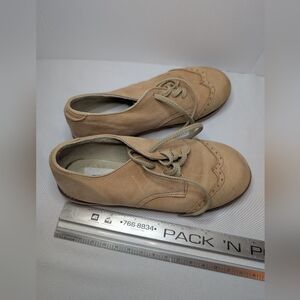 Zimmerman Wing Tip Oxford Tan Size 5 Toddler